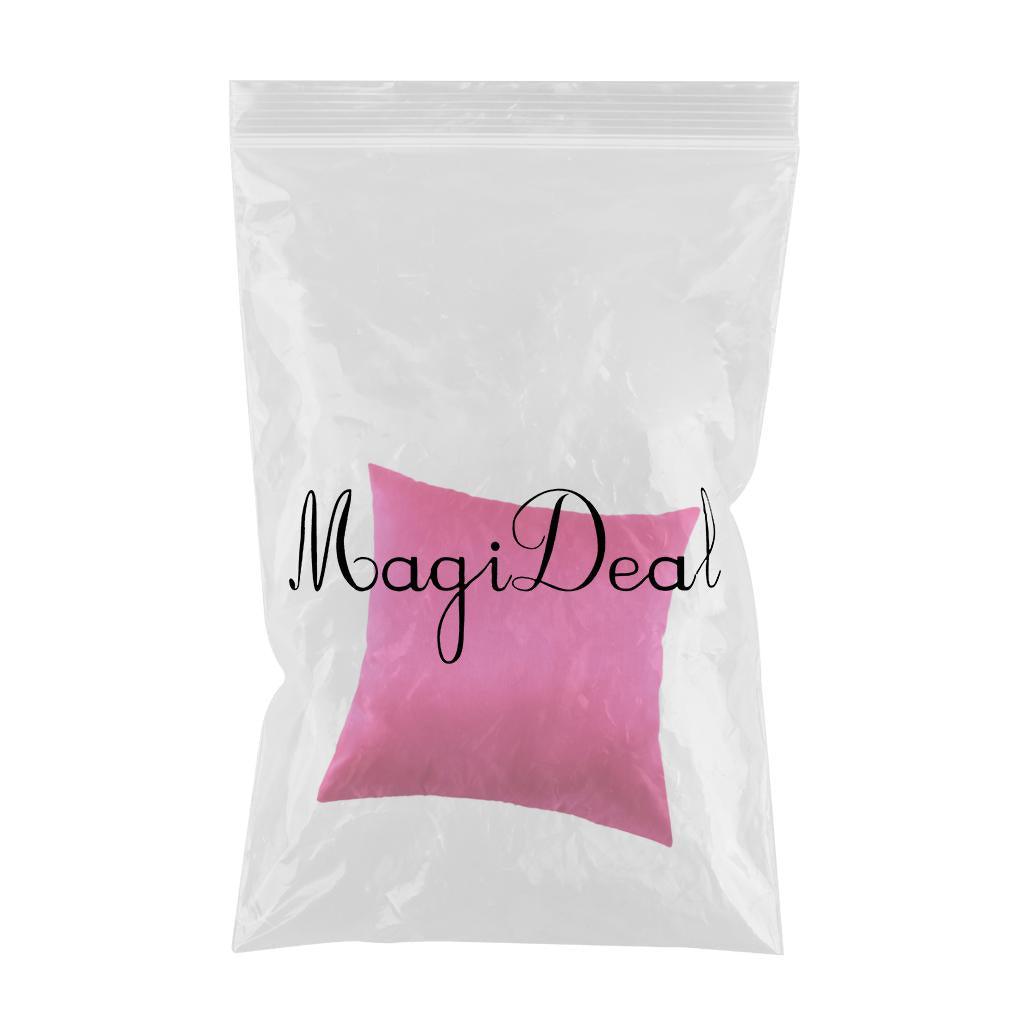 Max Solid Color Soft Plush Pillow Case Square Cushion Cover Red Rose_60x60cm - Aladdin Shoppers