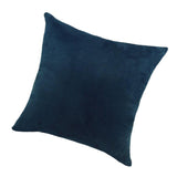 Max Solid Color Suede Velvet Pillow Cover Throw Pillow Case Dark Blue-45x45cm - Aladdin Shoppers