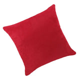 Max Solid Color Suede Velvet Pillow Cover Throw Pillow Case Red-60x60cm - Aladdin Shoppers