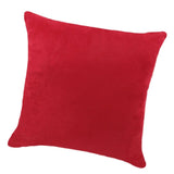 Max Solid Color Suede Velvet Pillow Cover Throw Pillow Case Red-60x60cm - Aladdin Shoppers