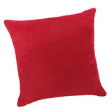 Max Solid Color Suede Velvet Pillow Cover Throw Pillow Case Red-60x60cm - Aladdin Shoppers
