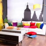 Max Solid Color Suede Velvet Pillow Cover Throw Pillow Case Red-60x60cm - Aladdin Shoppers