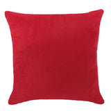 Max Solid Color Suede Velvet Pillow Cover Throw Pillow Case Red-60x60cm - Aladdin Shoppers