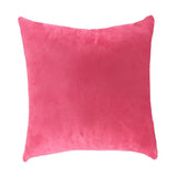 Max Solid Color Suede Velvet Pillow Cover Throw Pillow Case Rose Red-60x60cm - Aladdin Shoppers