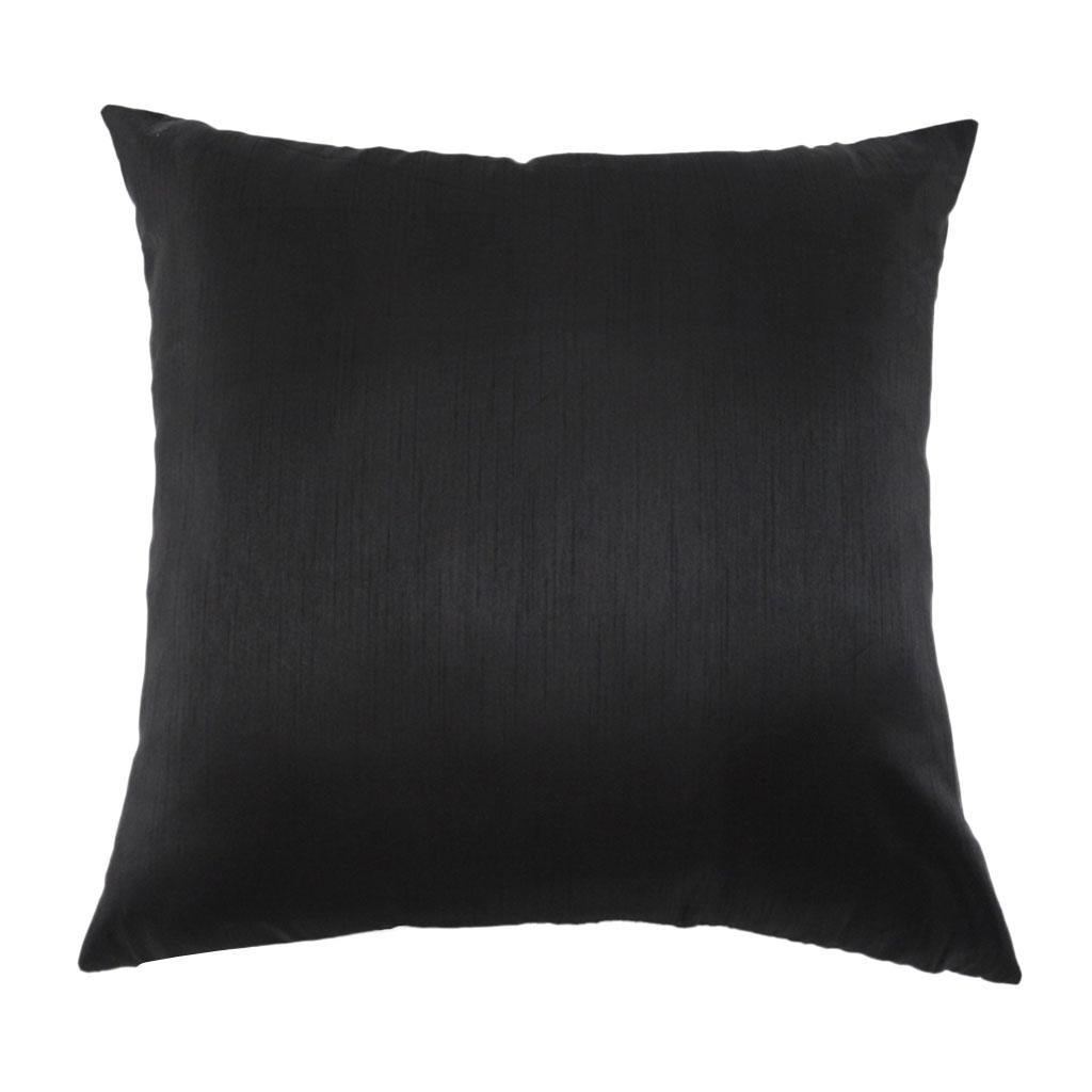 Max Solid Color Super Soft Cozy Velvet Sofa Pillowcover Black_50x50cm - Aladdin Shoppers