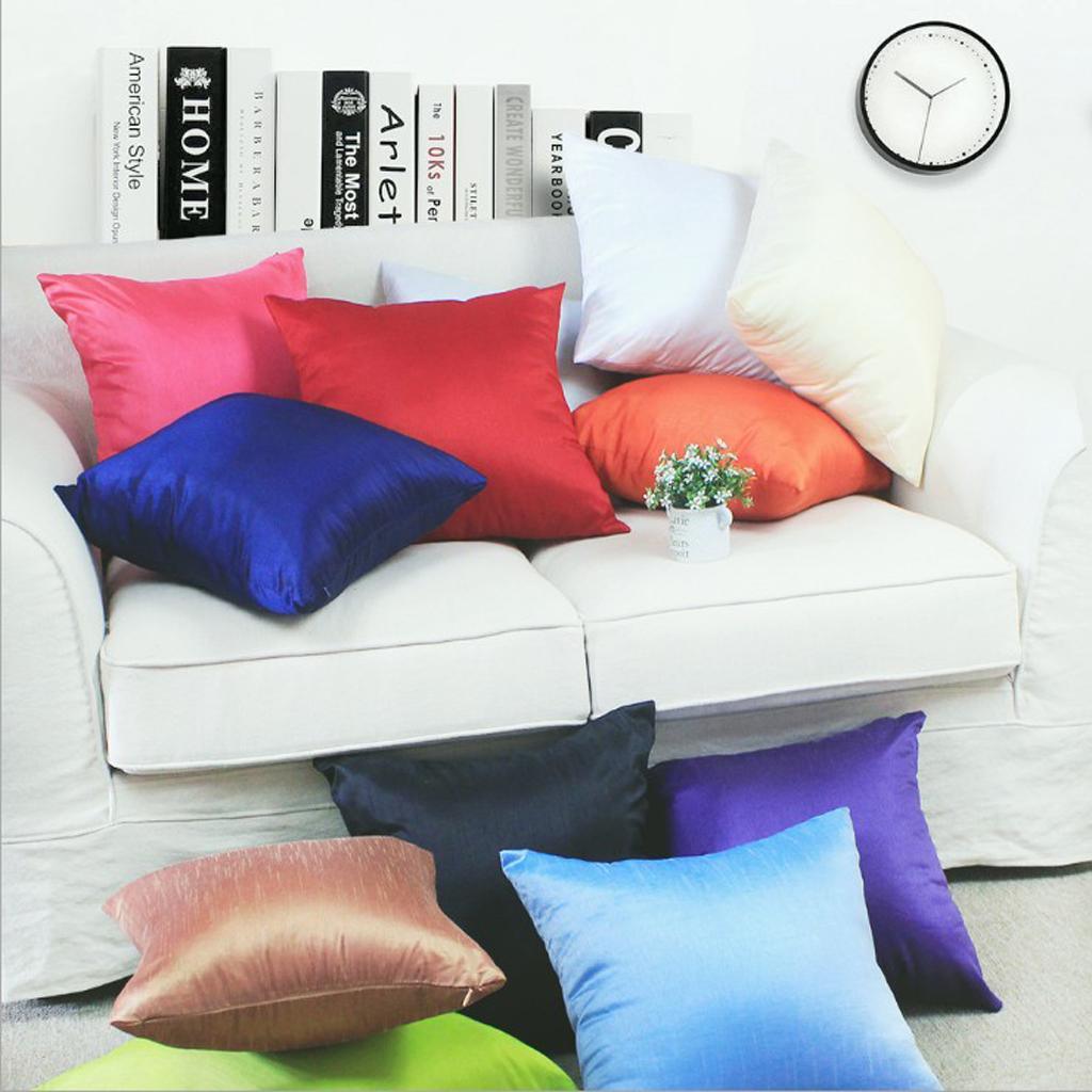 Max Solid Color Super Soft Cozy Velvet Sofa Pillowcover Orange_50x50cm - Aladdin Shoppers