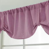 Max Solid Color Window Voile Sheer Curtain Valance Tiers Pink - Aladdin Shoppers