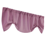 Max Solid Color Window Voile Sheer Curtain Valance Tiers Pink - Aladdin Shoppers