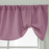 Max Solid Color Window Voile Sheer Curtain Valance Tiers Pink - Aladdin Shoppers