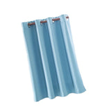 Max Solid Colored Short Valance Curtains Kitchen Window Treatment Blue L - Aladdin Shoppers