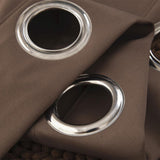 Max Solid Colored Short Valance Curtains Kitchen Window Treatment Coffee L - Aladdin Shoppers