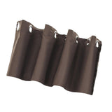 Max Solid Colored Short Valance Curtains Kitchen Window Treatment Coffee S - Aladdin Shoppers