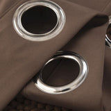 Max Solid Colored Short Valance Curtains Kitchen Window Treatment Coffee S - Aladdin Shoppers