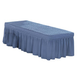Max SPA Massage Table Skirt Beauty Bed Cover Linen Valance Sheet Blue - Aladdin Shoppers