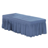 Max SPA Massage Table Skirt Beauty Bed Cover Linen Valance Sheet Blue - Aladdin Shoppers
