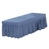 Max SPA Massage Table Skirt Beauty Bed Cover Linen Valance Sheet Blue - Aladdin Shoppers