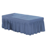 Max SPA Massage Table Skirt Beauty Bed Cover Linen Valance Sheet Blue - Aladdin Shoppers