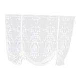 Max Splendidly Embroidery Roman Short Curtain for Bedroom/Livingroom 120x140cm - Aladdin Shoppers
