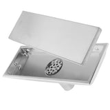 Max Stainless Steel Linear Anti-Odor Floor Drain Bathroom Shower Floor Drain S - Aladdin Shoppers