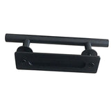 Max Stainless Steel Pull Flush Sliding Barn Door Pull Handle Door Handle Black - Aladdin Shoppers
