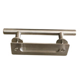 Max Stainless Steel Pull Flush Sliding Barn Door Pull Handle Door Handle Chrome - Aladdin Shoppers