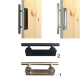 Max Stainless Steel Pull Flush Sliding Barn Door Pull Handle Door Handle Chrome - Aladdin Shoppers