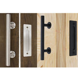 Max Stainless Steel Pull Flush Sliding Barn Door Pull Handle Door Handle Chrome - Aladdin Shoppers