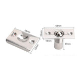 Max Stainless Steel Roller Ball Catch Mortice Lock Door Cupboard Spring Latch Chrome - Aladdin Shoppers