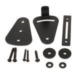 Max Steel Sliding Barn Wood Door Lock Pull Door Gate Latch Hardware Black - Aladdin Shoppers