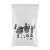 Max Steel Sliding Barn Wood Door Lock Pull Door Gate Latch Hardware Black - Aladdin Shoppers