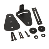 Max Steel Sliding Barn Wood Door Lock Pull Door Gate Latch Hardware Black - Aladdin Shoppers