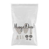 Max Steel Sliding Barn Wood Door Lock Pull Door Gate Latch Hardware Silver - Aladdin Shoppers