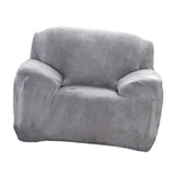 Max Stretch All-inclusive Thickened 1 Seater Sofa Cover Protector Light Grey - Aladdin Shoppers