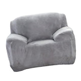 Max Stretch All-inclusive Thickened 1 Seater Sofa Cover Protector Light Grey - Aladdin Shoppers