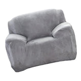 Max Stretch All-inclusive Thickened 1 Seater Sofa Cover Protector Light Grey - Aladdin Shoppers