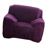 Max Stretch All-inclusive Thickened 1 Seater Sofa Cover Protector Purple - Aladdin Shoppers