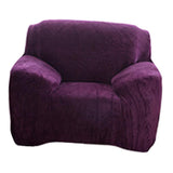 Max Stretch All-inclusive Thickened 1 Seater Sofa Cover Protector Purple - Aladdin Shoppers