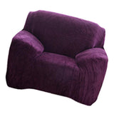 Max Stretch All-inclusive Thickened 1 Seater Sofa Cover Protector Purple - Aladdin Shoppers