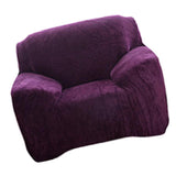 Max Stretch All-inclusive Thickened 1 Seater Sofa Cover Protector Purple - Aladdin Shoppers