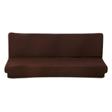 Max Stretch Armless Sofa Cover Sofa Bed Slipcover Protector 150-190cm Coffee - Aladdin Shoppers