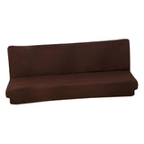 Max Stretch Armless Sofa Cover Sofa Bed Slipcover Protector 150-190cm Coffee - Aladdin Shoppers