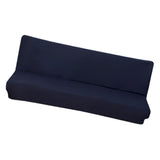 Max Stretch Armless Sofa Cover Sofa Bed Slipcover Protector 150-190cm Navy Blue - Aladdin Shoppers