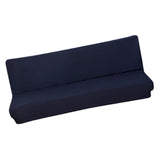 Max Stretch Armless Sofa Cover Sofa Bed Slipcover Protector 150-190cm Navy Blue - Aladdin Shoppers