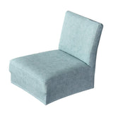 Max Stretch Chair Cover Slipcovers for Low Short Back Chair Bar Stool Chair Blue - Aladdin Shoppers