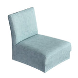 Max Stretch Chair Cover Slipcovers for Low Short Back Chair Bar Stool Chair Blue - Aladdin Shoppers