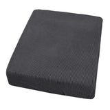 Max Stretch Sofa Seat Cushion Covers Couch Slipcover Gray Stripe 101.6x50.8x5cm