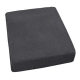 Max Stretch Sofa Seat Cushion Covers Couch Slipcover Gray Stripe 101.6x50.8x5cm - Aladdin Shoppers