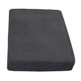 Max Stretch Sofa Seat Cushion Covers Couch Slipcover Gray Stripe 50.8x50.8x5cm - Aladdin Shoppers