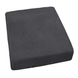 Max Stretch Sofa Seat Cushion Covers Couch Slipcover Gray Stripe 50.8x50.8x5cm - Aladdin Shoppers