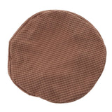 Max Stretchy Round Bar Stool Cover Chair Seat Cushion Fits 30-38cm Chocolate - Aladdin Shoppers